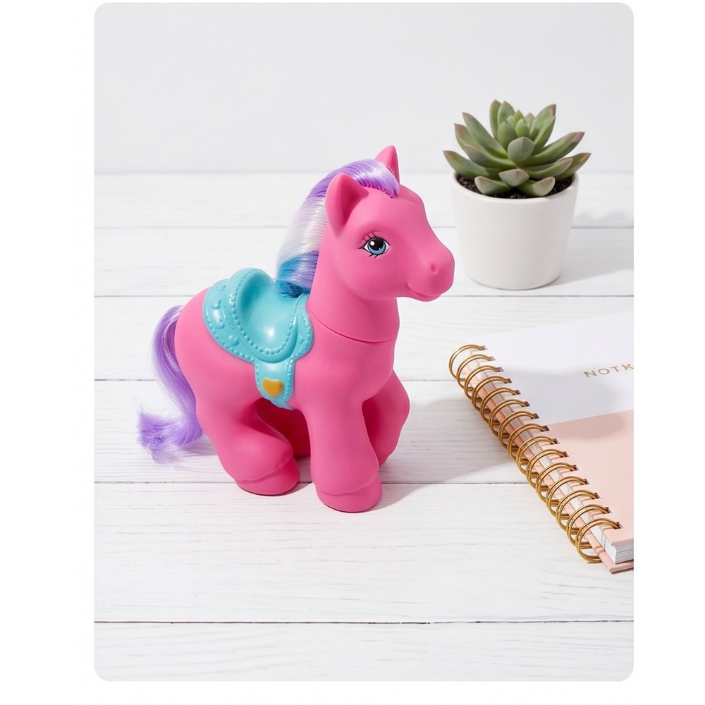 Hasbro My Little Pony G3 Y2K Pink Pony Figure Blue Saddle Heart Cutie Mark - Picture 11 of 12